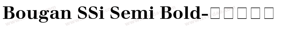 Bougan SSi Semi Bold字体转换